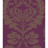 Hovingham Plum by Cole & Son Designer Wallcovering PAPER - 100% United Kingdom Horizontal: and Vertical: 21 21 - Swanky Fabrics -