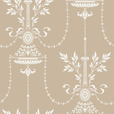 Dorset Toast by Cole & Son Designer Wallcovering PAPER - 100% United Kingdom Horizontal: and Vertical: 21 21 - Swanky Fabrics -