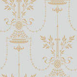 Dorset Seafoam by Cole & Son Designer Wallcovering PAPER - 100% United Kingdom Horizontal: and Vertical: 21 21 - Swanky Fabrics -