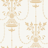 Dorset Ecru by Cole & Son Designer Wallcovering PAPER - 100% United Kingdom Horizontal: and Vertical: 21 21 - Swanky Fabrics -