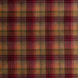 Velvet Ancient Tartan Plum by Mulberry Designer Fabric BOHEMIAN WEAVES VISCOSE - 60%;COTTON - 30%;POLYESTER - 10% Italy HEAVY Horizontal: 8.274 and Vertical: 8.274 50.826 - Swanky Fabrics -