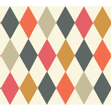 Punchinello Multi-Colour by Cole & Son Designer Wallcovering COLE & SON WHIMSICAL PAPER - 100% United Kingdom - Horizontal: - and Vertical: 18.1 20.5 - Swanky Fabrics -