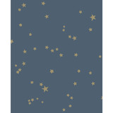 Stars Midnight Blu by Cole & Son Designer Wallcovering COLE & SON WHIMSICAL PAPER - 100% United Kingdom - Horizontal: - and Vertical: 25.2 20.5 - Swanky Fabrics -