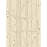 Woods & Stars Buff & Gold by Cole & Son Designer Wallcovering