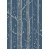 Woods & Stars Midnight by Cole & Son Designer Wallcovering COLE & SON WHIMSICAL PAPER - 100% United Kingdom - Horizontal: - and Vertical: 28.3 20.5 - Swanky Fabrics -