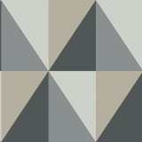 Apex Grand Grey And Black by Cole & Son Designer Wallcovering
