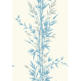 Bamboo Blue On Ivory by Cole & Son Designer Wallcovering