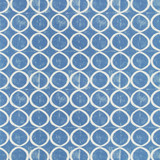 Circles Wallpaper Azure by Lee Jofa Designer Wallcovering BLITHFIELD CELLULOSE - 100% United Kingdom - Horizontal: 13.4 and Vertical: 25 53.5 - Swanky Fabrics -