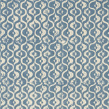 Small Medallion Wp Azure by Lee Jofa Designer Wallcovering BLITHFIELD CELLULOSE - 100% United Kingdom - Horizontal: 17.1 and Vertical: 37.7 51.1 - Swanky Fabrics -