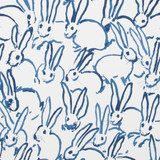 Hutch Navy by Groundworks Designer Wallcovering HUNT SLONEM II PAPER - 100% United States - Horizontal: 27 and Vertical: 31.75 27 - Swanky Fabrics -