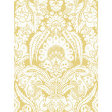 Chatterton French Yellow And Ivory by Cole & Son Designer Wallcovering COLE & SON ALBEMARLE PAPER - 100% United Kingdom Horizontal: and Vertical: 36.01 27 - Swanky Fabrics -