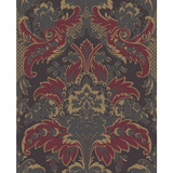 Aldwych Red And Gold by Cole & Son Designer Wallcovering COLE & SON ALBEMARLE PAPER - 100% United Kingdom Horizontal: and Vertical: 25.22 20 - Swanky Fabrics -