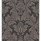 Blake Black And Graphite by Cole & Son Designer Wallcovering COLE & SON ALBEMARLE PAPER - 100% United Kingdom Horizontal: and Vertical: 20.88 21 - Swanky Fabrics -