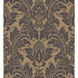 Blake Black And Gold by Cole & Son Designer Wallcovering COLE & SON ALBEMARLE PAPER - 100% United Kingdom Horizontal: and Vertical: 20.88 21 - Swanky Fabrics -