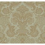 Carmen Cs Khaki by Cole & Son Designer Wallcovering COLE & SON MARIINSKY DAMASK PAPER - 100% United Kingdom - Horizontal: - and Vertical: 25.25 27 - Swanky Fabrics -