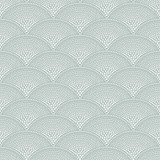 Feather Fan Print Room Blue by Cole & Son Designer Wallcovering