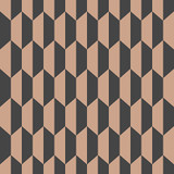 Petite Tile Charcoal/Bronze by Cole & Son Designer Wallcovering