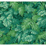 Royal Fernery Forest Green by Cole & Son Designer Wallcovering COLE & SON MARTYN LAWRENCE BULLARD PAPER - 100% United Kingdom - Horizontal: - and Vertical: 25.2 27 - Swanky Fabrics -