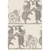 Safari Dance Pale Stone & Grey by Cole & Son Designer Wallcovering COLE & SON ARDMORE PAPER - 100% United Kingdom - Horizontal: - and Vertical: 30 20.5 - Swanky Fabrics -