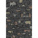 Mediterranea Charcoal & Metallic by Cole & Son Designer Wallcovering COLE & SON FORNASETTI PAPER - 100% United Kingdom - Horizontal: - and Vertical: 30 20.5 - Swanky Fabrics -