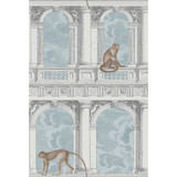Procuratie Con Vista Stone & Powder Blue by Cole & Son Designer Wallcovering COLE & SON FORNASETTI PAPER - 100% United Kingdom - Horizontal: - and Vertical: 40 27 - Swanky Fabrics -