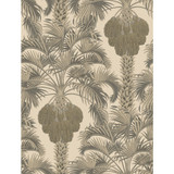 Hollywood Palm Silver & Charcoal by Cole & Son Designer Wallcovering COLE & SON MARTYN LAWRENCE BULLARD PAPER - 100% United Kingdom - Horizontal: - and Vertical: 27 20.5 - Swanky Fabrics -
