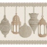 Fez Gilver & Parchment by Cole & Son Designer Wallcovering COLE & SON MARTYN LAWRENCE BULLARD PAPER - 100% United Kingdom - Horizontal: 30 and Vertical: - 27 - Swanky Fabrics -