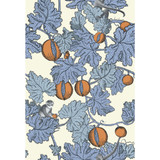 Frutto Proibito Hyacinth & Orange by Cole & Son Designer Wallcovering COLE & SON FORNASETTI PAPER - 100% United Kingdom - Horizontal: - and Vertical: 30 20.5 - Swanky Fabrics -