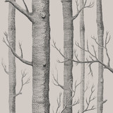 Woods Linen/Charcoal by Cole & Son Designer Wallcovering COLE & SON ICONS PAPER - 100% United Kingdom - Horizontal: - and Vertical: 28.3 20.5 - Swanky Fabrics -