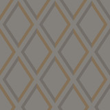 Pompeian Slate/Bronze by Cole & Son Designer Wallcovering CONTEMPORARY RESTYLED PAPER - 100% United Kingdom Horizontal: 21 and Vertical: 10.5 21 - Swanky Fabrics -