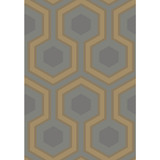 Hicks Grand Slate/Bron by Cole & Son Designer Wallcovering CONTEMPORARY RESTYLED PAPER - 100% United Kingdom Horizontal: 21 and Vertical: 15 21 - Swanky Fabrics -