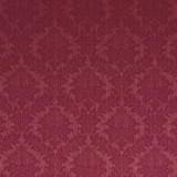 Lydford Damask Ruby by G P & J Baker Designer Fabric SIMPLY DAMASK COTTON - 100% Italy MEDIUM Horizontal: 13.79 and Vertical: 16.154 53.978 - Swanky Fabrics -