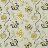 Elvaston Graphite/Citron by G P & J Baker Designer Fabric LANGDALE LINEN - 35%;VISCOSE - 35%;COTTON - 30% India - Horizontal: 25.216 and Vertical: 14.972 50.432 - Swanky Fabrics -