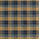 Clan Chenille Blue/Mole by Mulberry Designer Fabric