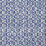 Small Medallion Azure by Lee Jofa Designer Fabric BLITHFIELD LINEN - 100% United Kingdom HEAVY Horizontal: 17.1 and Vertical: 37.7 51.1 - Swanky Fabrics -
