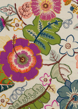 Exotic Garden Multi by G P & J Baker Designer Fabric