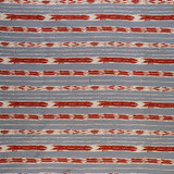 Bandas Azul Cielo/Rojo by Gaston Y Daniela Designer Fabric