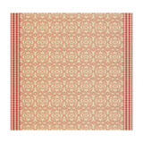 Maze Cerise by Groundworks Designer Fabric ALLEGRA HICKS GARDEN COLLECTION LINEN - 88%;NYLON - 12% Belgium HEAVY Horizontal: 52 and Vertical: 6.5 53 - Swanky Fabrics -