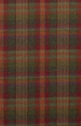 Country Plaid Red/Lovat/Heather by Mulberry Designer Fabric