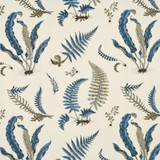Ferns Indigo/White by G P & J Baker Designer Fabric