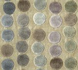 Darley Spot Soft Mauve/Taupe/Silver by Baker Lifestyle Designer Fabric