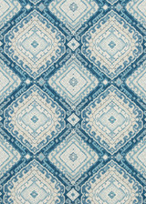 Rozel Indigo by Baker Lifestyle Designer Fabric