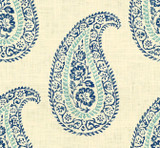 Madira Azure/Aqua by Baker Lifestyle Designer Fabric
