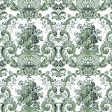 San Ildefonso Verde by Gaston Y Daniela Designer Fabric