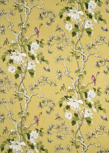 Tree Peony Strong Yellow/Ivory by G P & J Baker Designer Fabric