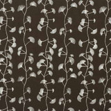 Fans Choco/Cream by Groundworks Designer Fabric ALLEGRA HICKS COLLECTION LINEN - 60%;COTTON - 30%;NYLON - 10% United Kingdom - Horizontal: 9 and Vertical: 15.25 54 - Swanky Fabrics -