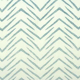 Herringbone White/Sky by Groundworks Designer Fabric ALLEGRA HICKS COLLECTION LINEN - 60%;COTTON - 30%;NYLON - 10% United Kingdom LIGHT Horizontal: 7.75 and Vertical: 16 54 - Swanky Fabrics -
