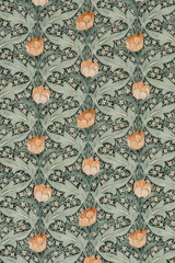 Tulip & Jasmine Teal by G P & J Baker Designer Fabric