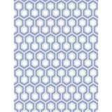 Hicks' Hexagon Blue/Gr by Cole & Son Designer Wallcovering COLE & SON NEW CONTEMPORARY PAPER - 100% United Kingdom Horizontal: 20.5 and Vertical: 4 20.5 - Swanky Fabrics -