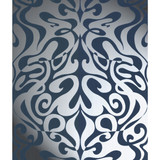 Woodstock Silver by Cole & Son Designer Wallcovering COLE & SON NEW CONTEMPORARY II PAPER - 100% United Kingdom Horizontal: and Vertical: 21 20.5 - Swanky Fabrics -